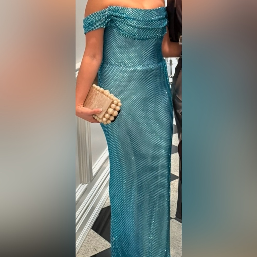 Elegant Teal  Dress
